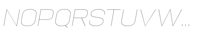 Hype 1700 Hairline Italic Font UPPERCASE