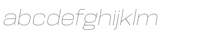 Hype 1700 XThin Italic FONT