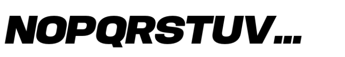 Hype 1800 Black Italic Font UPPERCASE