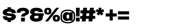 Hype 1800 Black Font OTHER CHARS