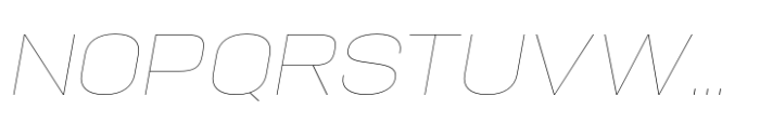 Hype 1800 Hairline Italic Font UPPERCASE