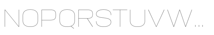 Hype 1800 Hairline Font UPPERCASE