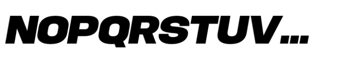 Hype 1800 Ultra Italic Font UPPERCASE