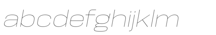 Hype 1800 XThin Italic FONT
