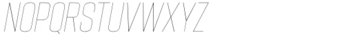 Hype Vol 1 1000 Hairline Italic Font UPPERCASE