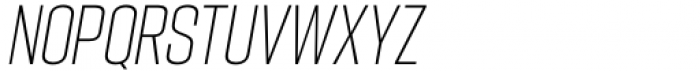 Hype Vol 1 1000 XLight Italic Font UPPERCASE