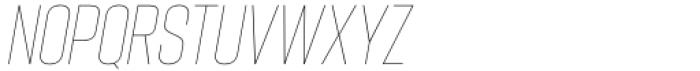 Hype Vol 1 1000 XThin Italic Font UPPERCASE