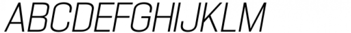 Hype Vol 1 1300 Light Italic Font UPPERCASE