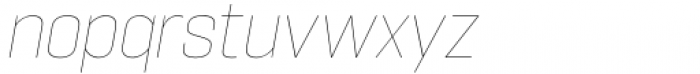Hype Vol 1 1300 XThin Italic Font LOWERCASE
