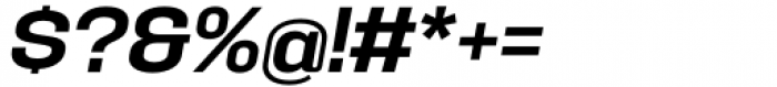 Hype Vol 1 1600 Semi Bold Italic Font OTHER CHARS