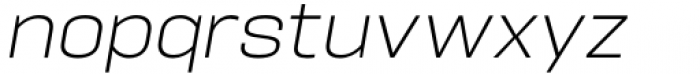 Hype Vol 1 1600 XLight Italic Font LOWERCASE