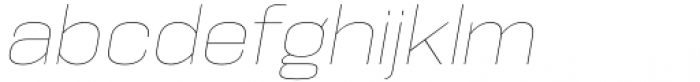Hype Vol 1 1600 XThin Italic Font LOWERCASE