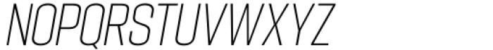 Hype vol 2 1100 XLight Italic Font UPPERCASE