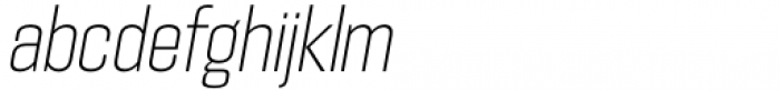 Hype vol 2 1100 XLight Italic Font LOWERCASE
