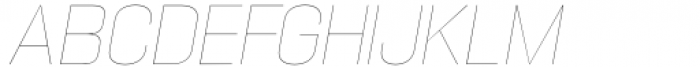 Hype vol 2 1400 Hairline Italic Font UPPERCASE