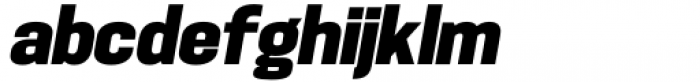 Hype vol 2 1400 Ultra Italic Font LOWERCASE