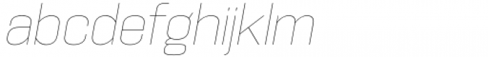 Hype vol 2 1400 XThin Italic Font LOWERCASE