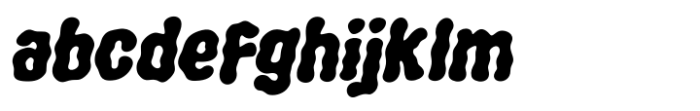 Hyper Bleach Regular Font LOWERCASE