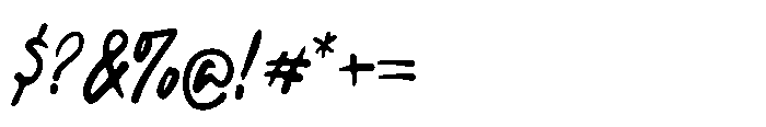 Hyper Outside Font OTHER CHARS
