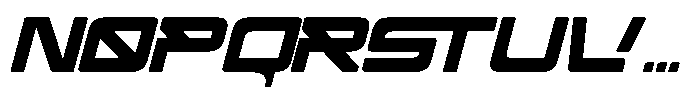 Hyper Sport Italic Font UPPERCASE