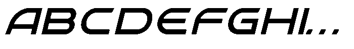 Hyper Vortex Italic FONT