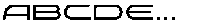 Hyper Vortex Regular Font UPPERCASE