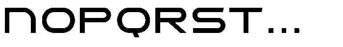 Hyper Vortex Regular Font LOWERCASE