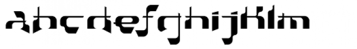 Hyperion Font LOWERCASE