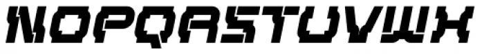 Hyperizo Bold Oblique Font UPPERCASE
