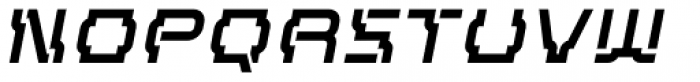 Hyperizo Regular Oblique Font LOWERCASE
