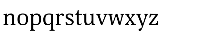 Hyperon Regular Font LOWERCASE