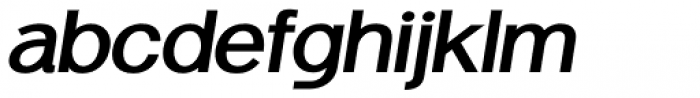Hypersans Bold Italic Font LOWERCASE