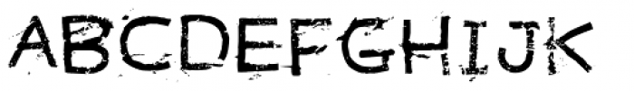 Hyperspit Font LOWERCASE