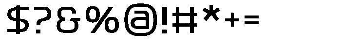 Hyperstellar Font OTHER CHARS