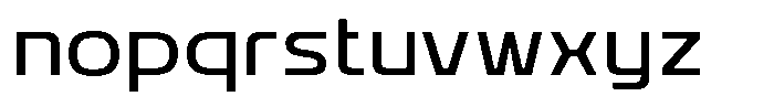 Hyperstellar Font LOWERCASE