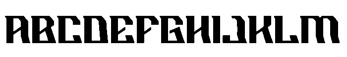 Hypflaze Regular Font UPPERCASE