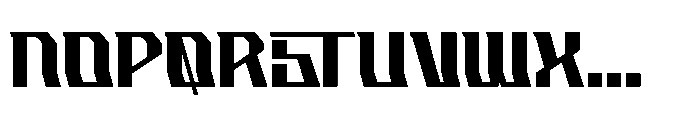 Hypflaze Regular Font UPPERCASE
