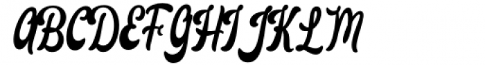 Hypherin Regular Font UPPERCASE