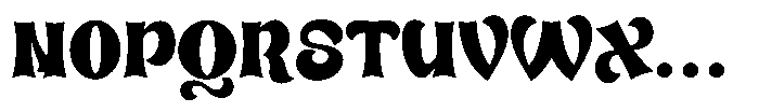 Hyporia Font UPPERCASE