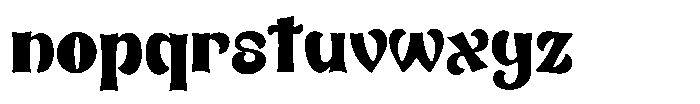 Hyporia Font LOWERCASE