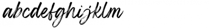 Hysteria Rollers Script Font LOWERCASE