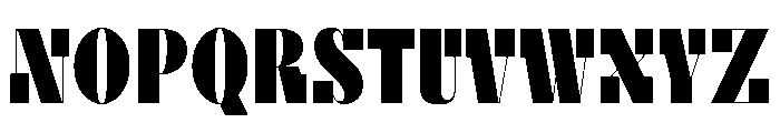 Hybryda Regular Font UPPERCASE
