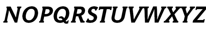Hybrid Bold Italic Font UPPERCASE