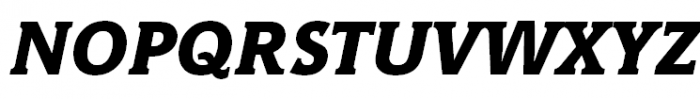 Hybrid Extra Bold Italic Font UPPERCASE