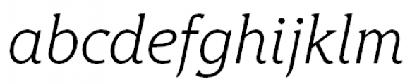 Hybrid Light Italic FONT