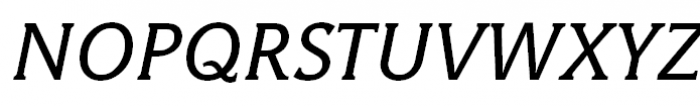Hybrid Medium Italic Font UPPERCASE