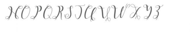 Hypatia Script Italic Font UPPERCASE