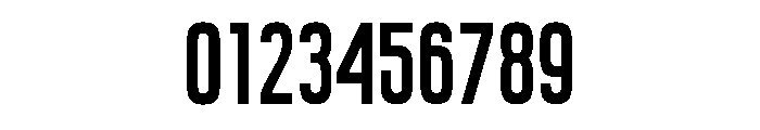 Hydropower Extra Condensed Font OTHER CHARS