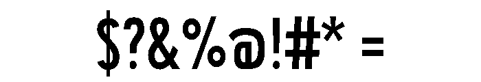 Hydropower Extra Condensed Font OTHER CHARS
