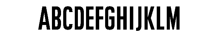 Hydropower Extra Condensed Font UPPERCASE